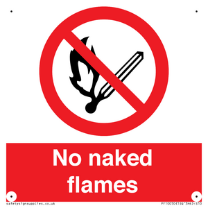 No naked flames